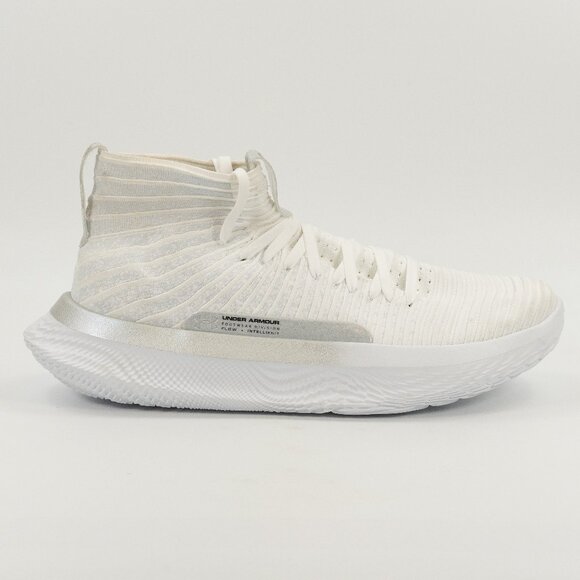 Under Armour Flow FUTR X Elite VVS 'White Metallic Silver' 3028021-100 size 17 - Picture 1 of 7